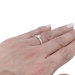 Bague Chaumet, "Solitaire Bee my Love", or blanc, diamants - Castafiore