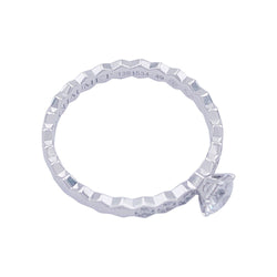 Bague Chaumet, "Solitaire Bee my Love", or blanc, diamants - Castafiore
