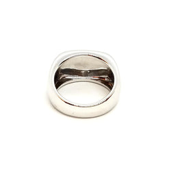 Bague Chevalière MAUBOUSSIN "Grande Cocotte" en or blanc - Castafiore