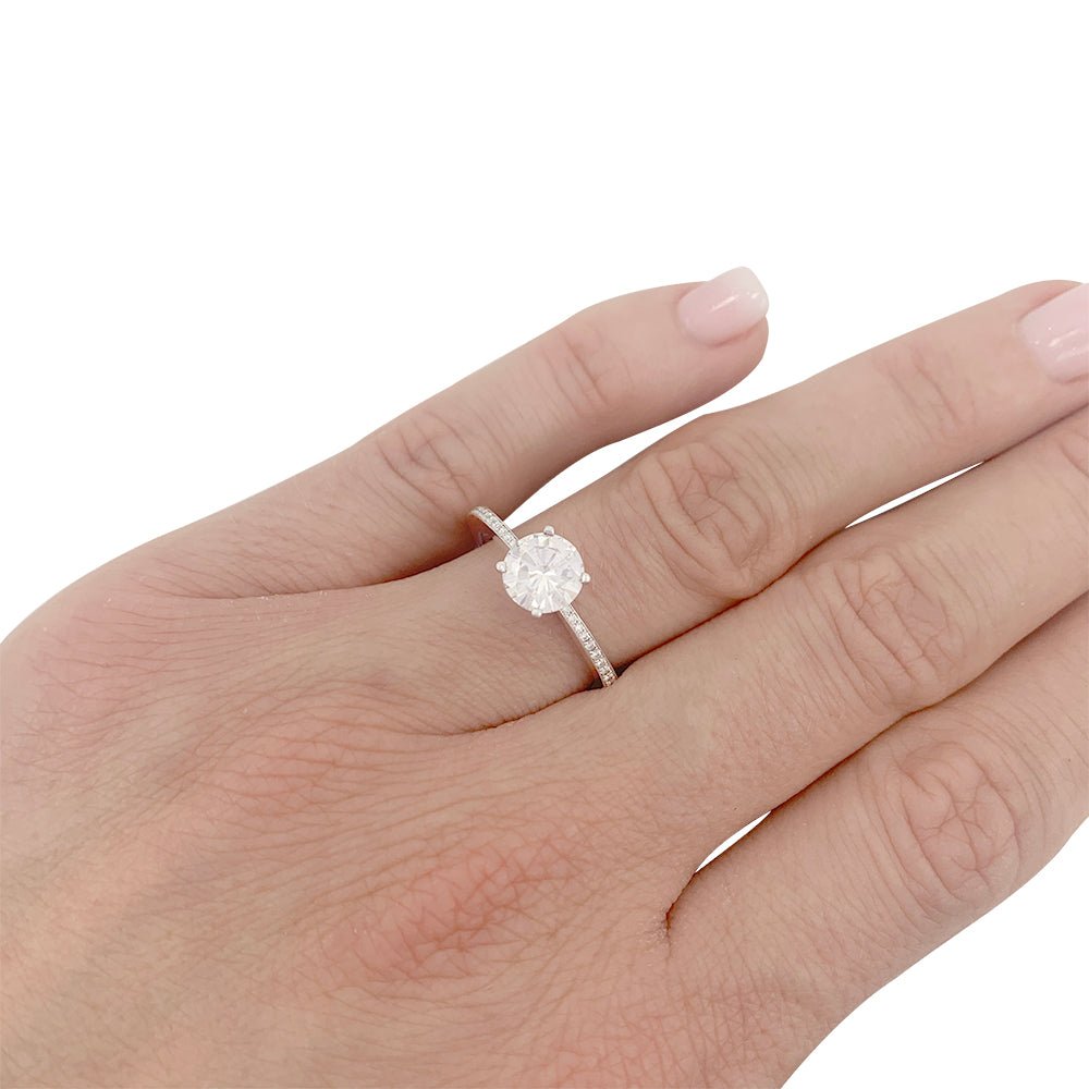 Bague CHOPARD en or blanc et diamant - Castafiore