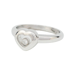 Bague CHOPARD "Happy Diamonds" en or blanc, diamant - Castafiore