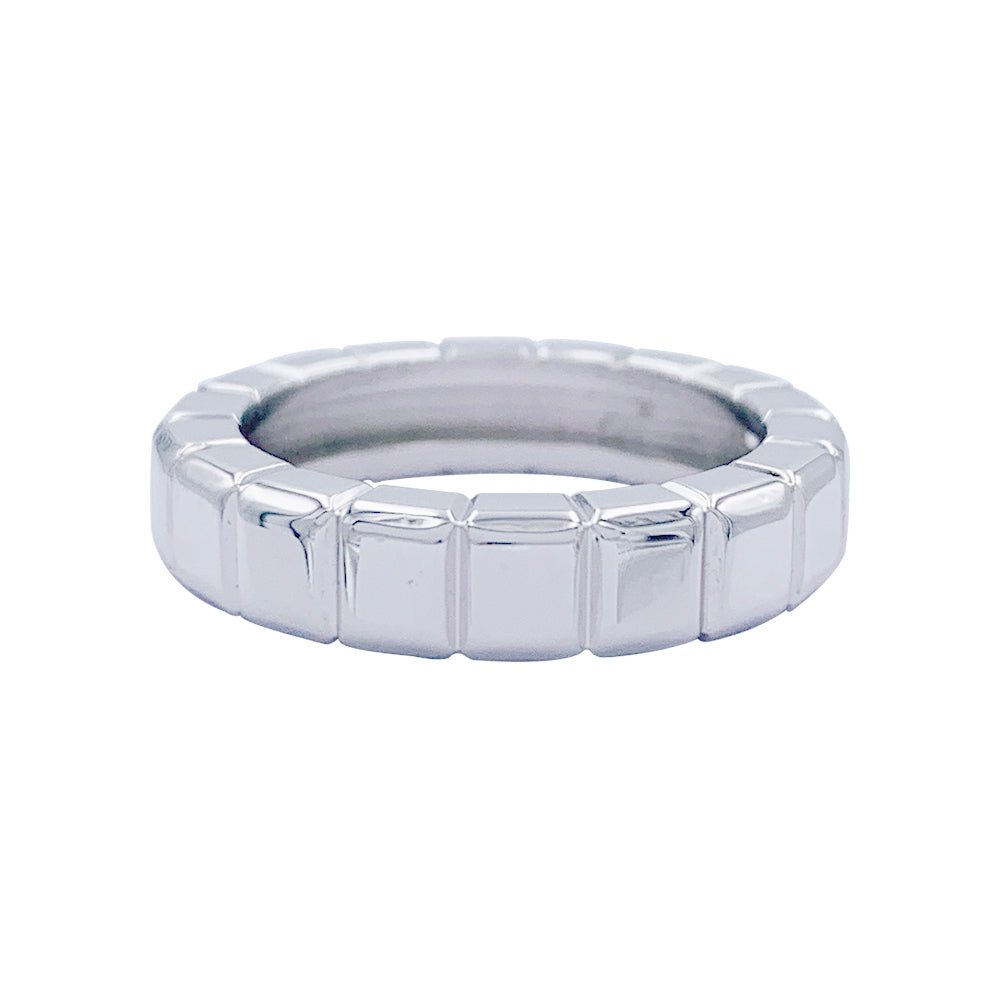 Bague Chopard, "Ice Cube", or blanc, diamant - Castafiore