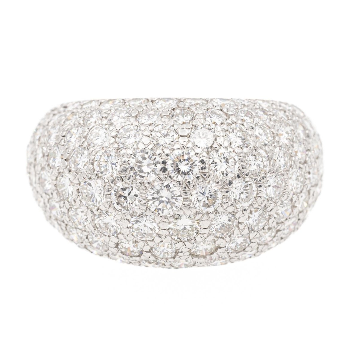 Bague Cocktail en or blanc, or jaune et diamants - Castafiore