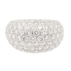 Bague Cocktail en or blanc, or jaune et diamants - Castafiore