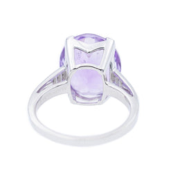 Bague Cocktail MAUBOUSSIN "Mon bébé d'Amour" en or blanc et améthyste - Castafiore