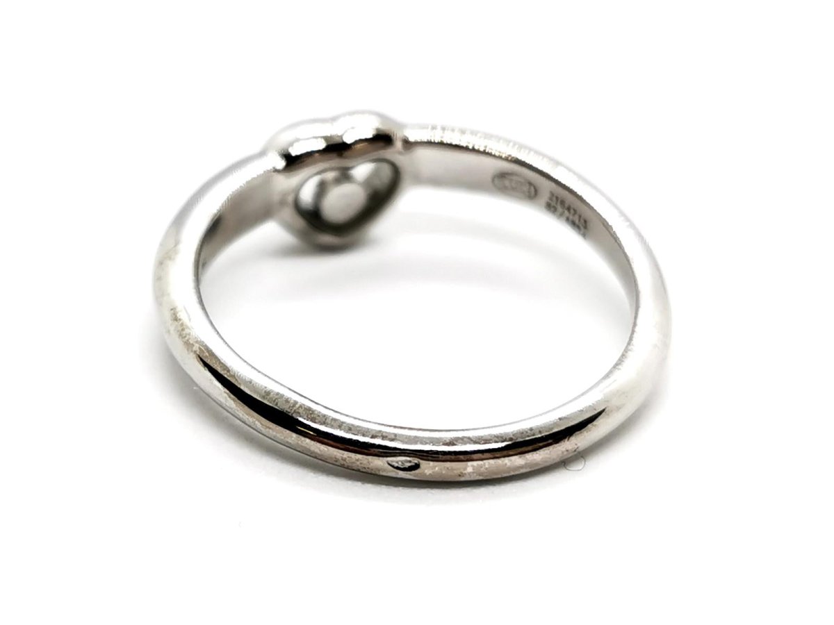 Bague Coeur CHOPARD "Happy Diamonds" en or blanc et diamant - Castafiore