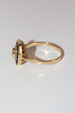 Bague de Style Art Déco Saphirs - Castafiore