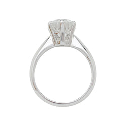 Bague diamant 2,52 carats, en or blanc - Castafiore