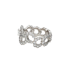 Bague DIOR "Archi" en or blanc et diamants - Castafiore