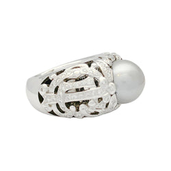 Bague DIOR "Désirée" en or blanc et diamants - Castafiore