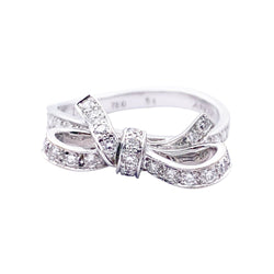 Bague Dior,"Petit Tralala", or blanc et diamants. - Castafiore