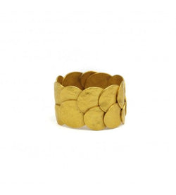 Bague écailles en or jaune - Castafiore