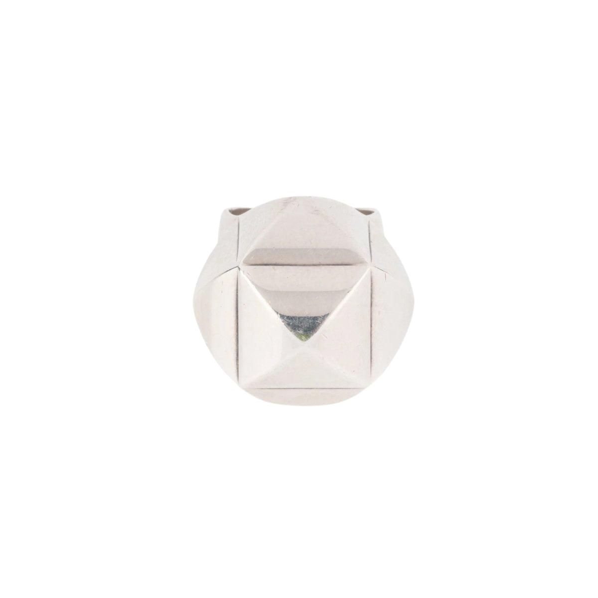 Bague en argent de la maison Hermès collection collier de chien rock - Castafiore