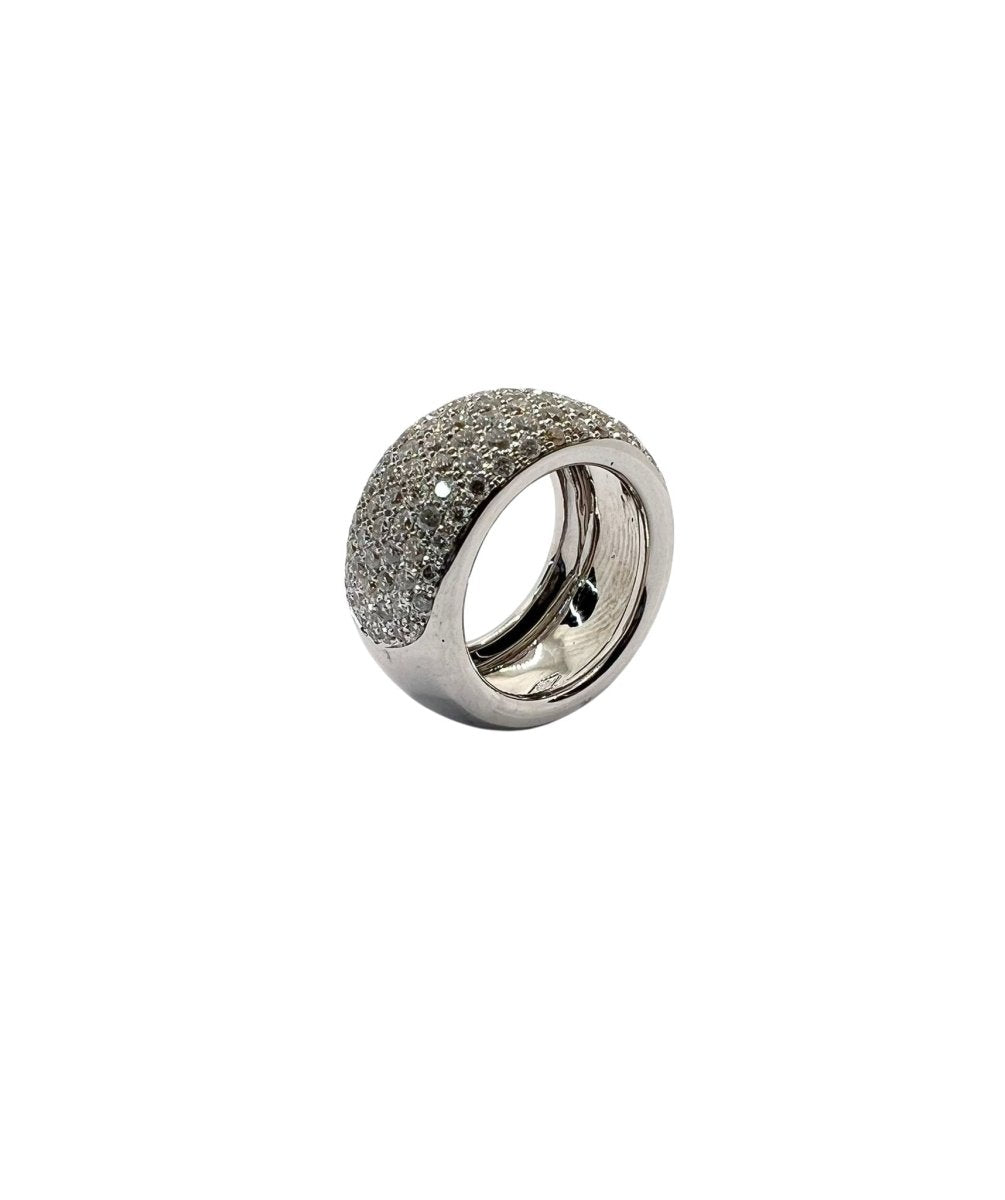 Bague en or blanc et diamant - Castafiore