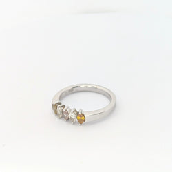 Bague en or blanc et diamants - Castafiore