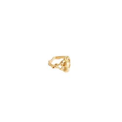 Bague en or jaune 18 carats, figurant un chardon - Castafiore