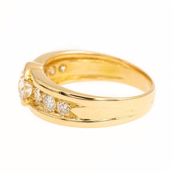 Bague en or jaune et diamants - Castafiore