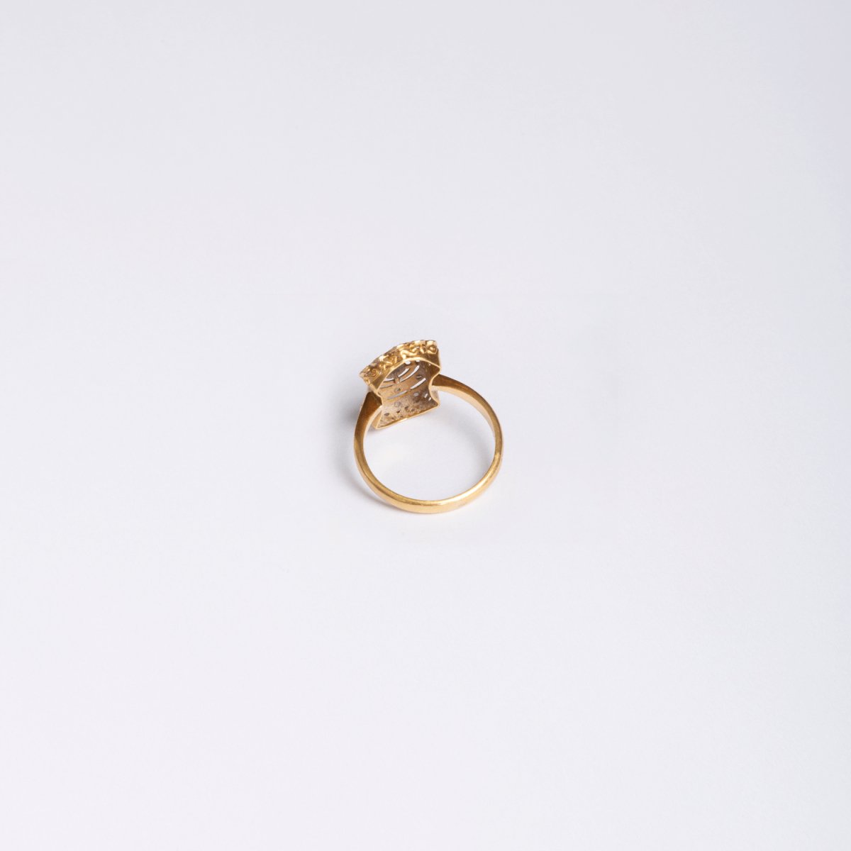 Bague en or rose et jaune et en diamants - Castafiore