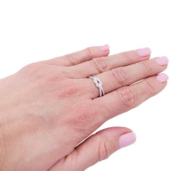 Bague Fred, "Chance Infinie", or blanc, diamants - Castafiore