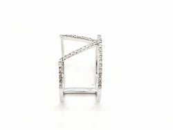 Bague Graphique Or blanc Diamant - Castafiore