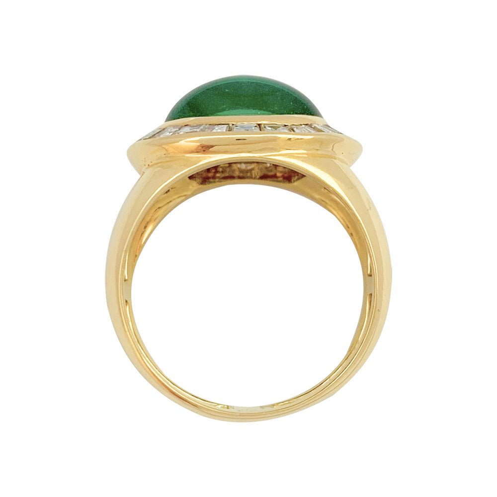 Bague Hammerman Brothers, émeraude, diamants - Castafiore