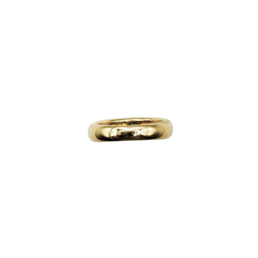 Bague Jonc CHAUMET en or jaune et diamant - Castafiore