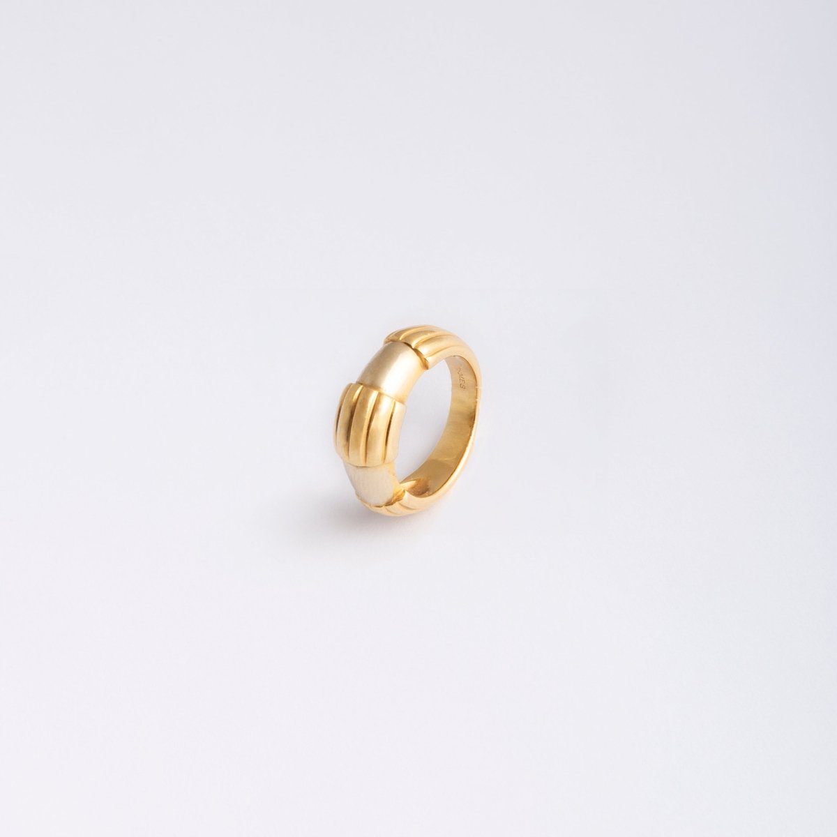 Bague Jonc HERMÈS en or jaune - Castafiore