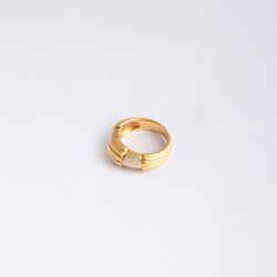 Bague Jonc HERMÈS en or jaune - Castafiore