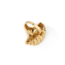 Bague LALAOUNIS en or jaune, éventail - Castafiore