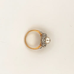 Bague Marguerite en or jaune et or blanc - Castafiore