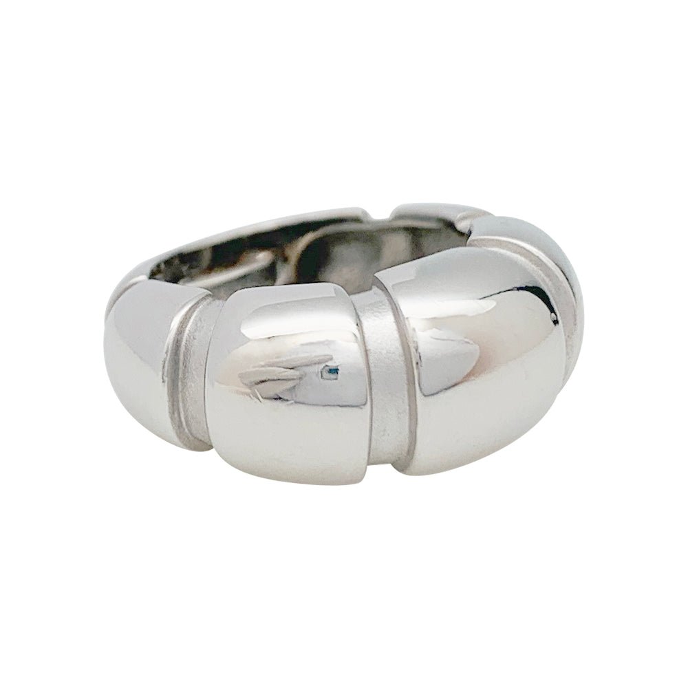 Bague MAUBOUSSIN, "Nadja", or blanc - Castafiore