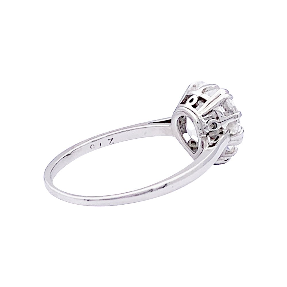 Bague MELLERIO en platine et diamant - Castafiore