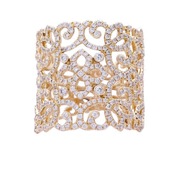 Bague MESSIKA "Eden", en or rose et diamants - Castafiore