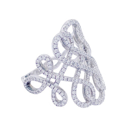 Bague MESSIKA "Promess" en or blanc et diamants - Castafiore