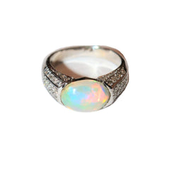 Bague Opale Art Déco - Castafiore