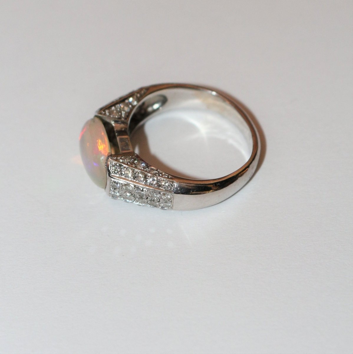 Bague Opale Art Déco - Castafiore