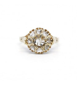 Bague - Or. Argent Et Diamants - Castafiore