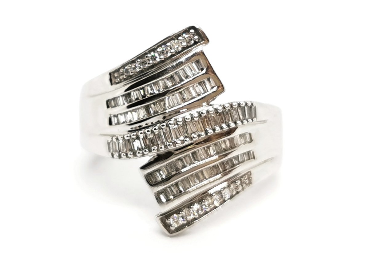 Bague Or blanc Diamant - Castafiore