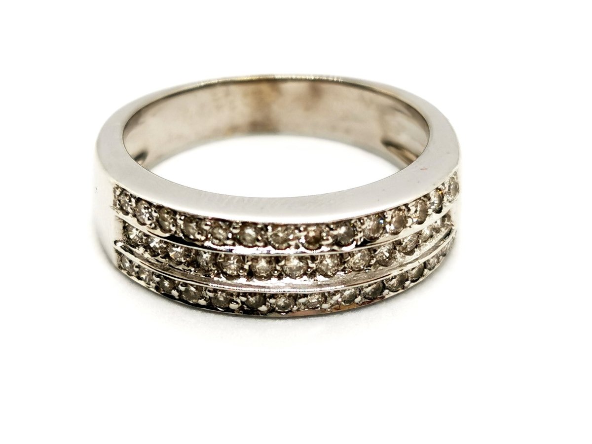 Bague Or blanc Diamant - Castafiore