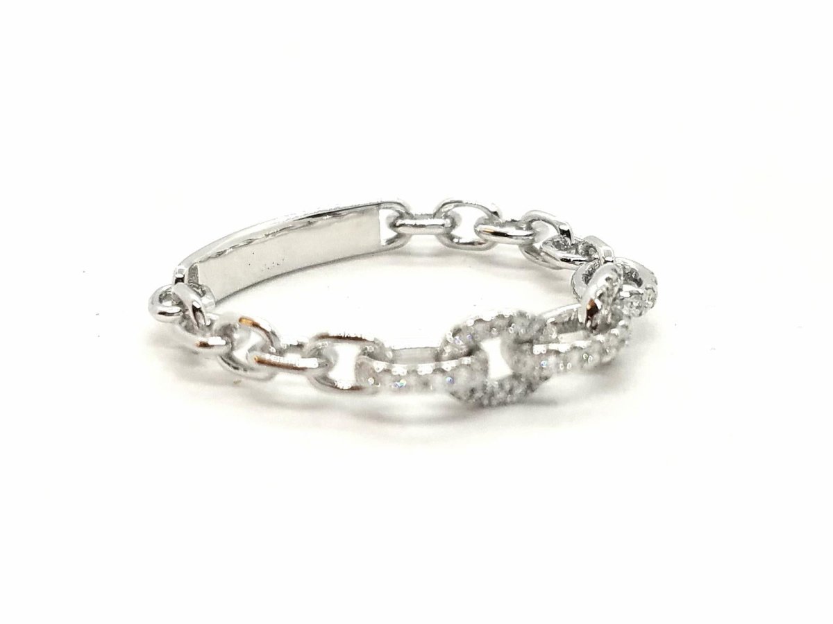 Bague Or blanc Diamant - Castafiore