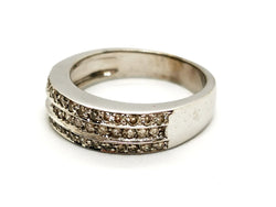Bague Or blanc Diamant - Castafiore