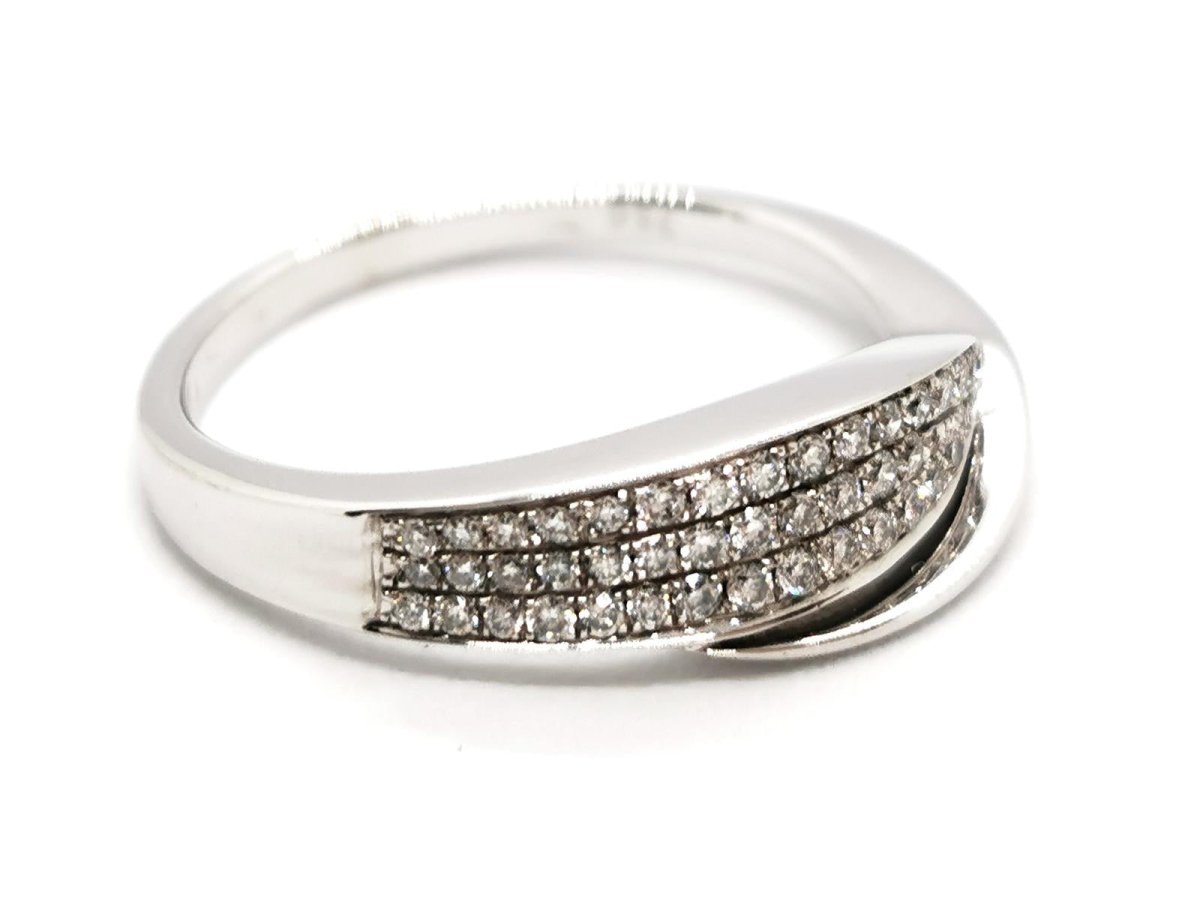 Bague Or blanc Diamant - Castafiore