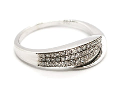 Bague Or blanc Diamant - Castafiore