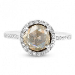 Bague or blanc diamants - Castafiore