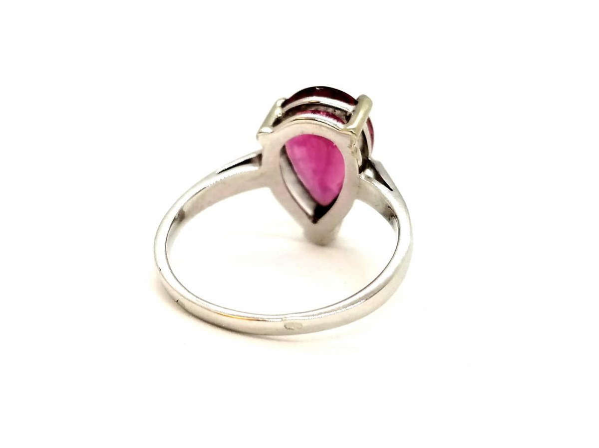 Bague Or blanc Rubélite - Castafiore