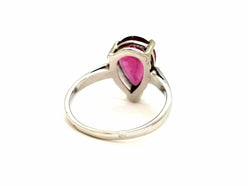 Bague Or blanc Rubélite - Castafiore