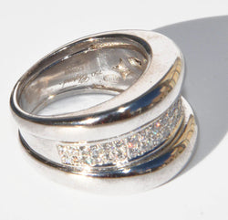 Bague or gris de la maison Chopard modèle Strada - Castafiore