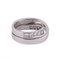 Bague or gris et diamant de la maison Cartier modèle Nouvelle Vague - Castafiore