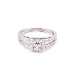 Bague or gris et diamant de la maison Mauboussin - Castafiore