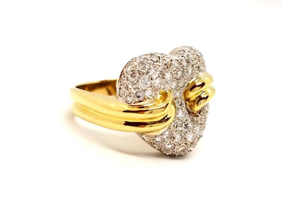 Bague Or jaune Diamant - Castafiore